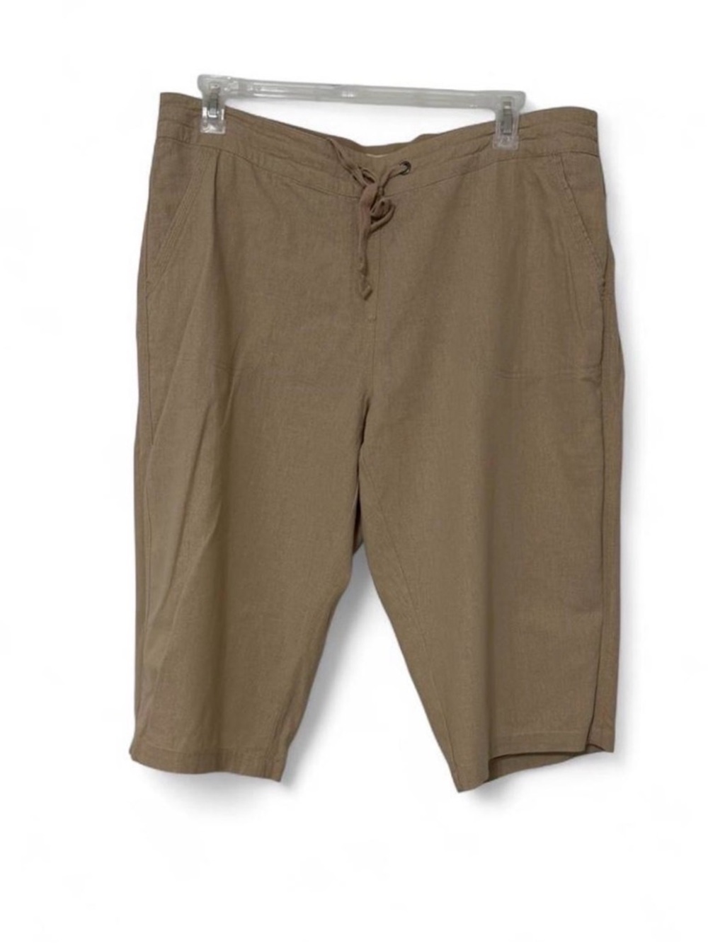 Per Se Linen Blend Capris